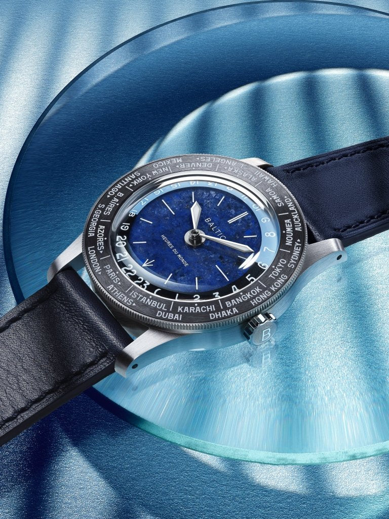 BAGSY_BAGSY__BALTIC – Heures du Monde Worldtimer (Sodalite)__