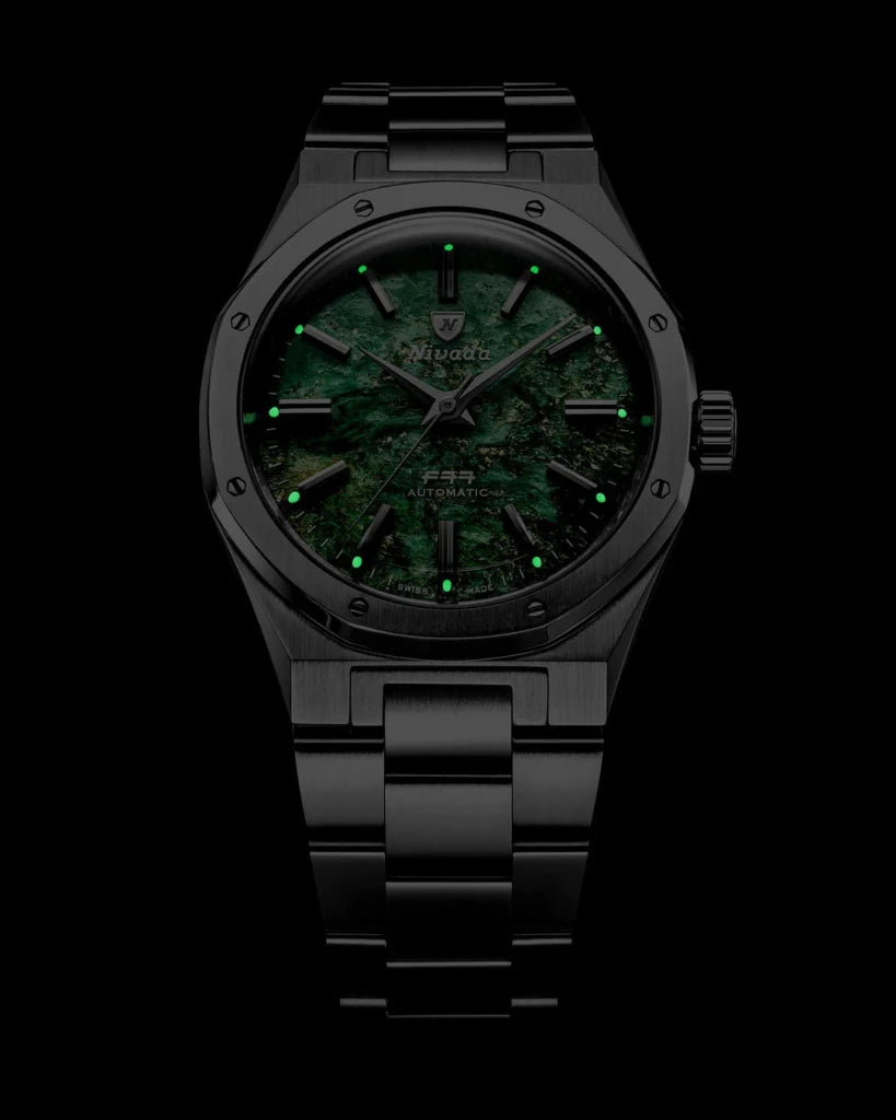 BAGSY_BAGSY__NG – F77 SST Green Aventurine MK2 (38mm)__