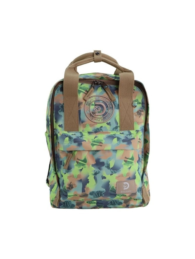 Bagsy_DISCOVERY_Backpack_Cave - Backpack Small_D00810.21_Green Camo