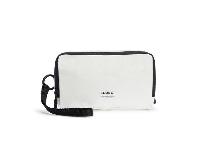 BAGSY_LOJEL_Slash Series_Slash LOJEL Essentials / Extras Pouch_TA2-25220S30-TTI_Matte White