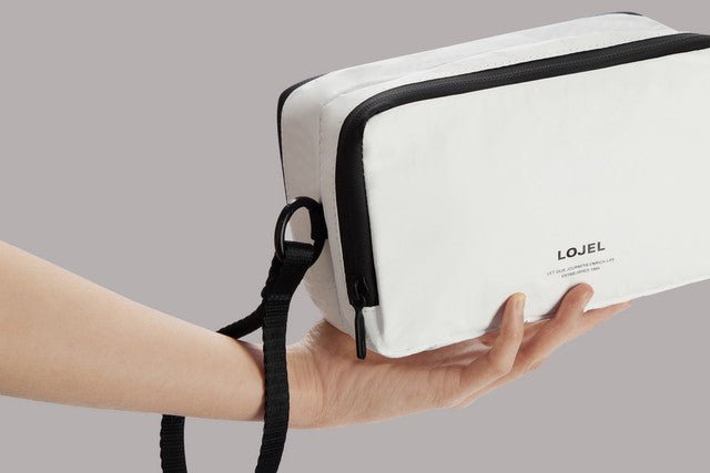 BAGSY_LOJEL_Slash Series_Slash LOJEL Essentials / Extras Pouch_TA2-25220S30-TTI_Matte White