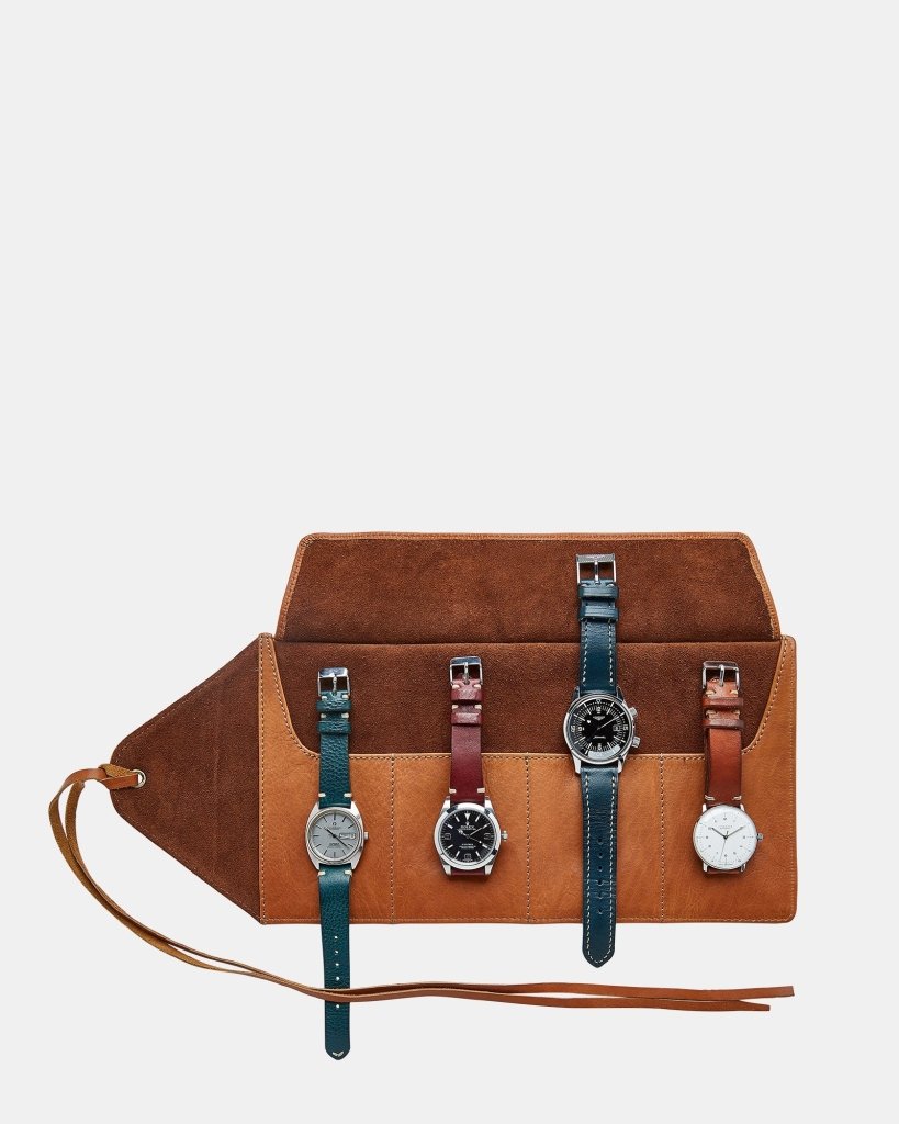 BAGSY_Ryokō_Accessories_GMT Watch Roll_ACC - GMT - BL - 001_