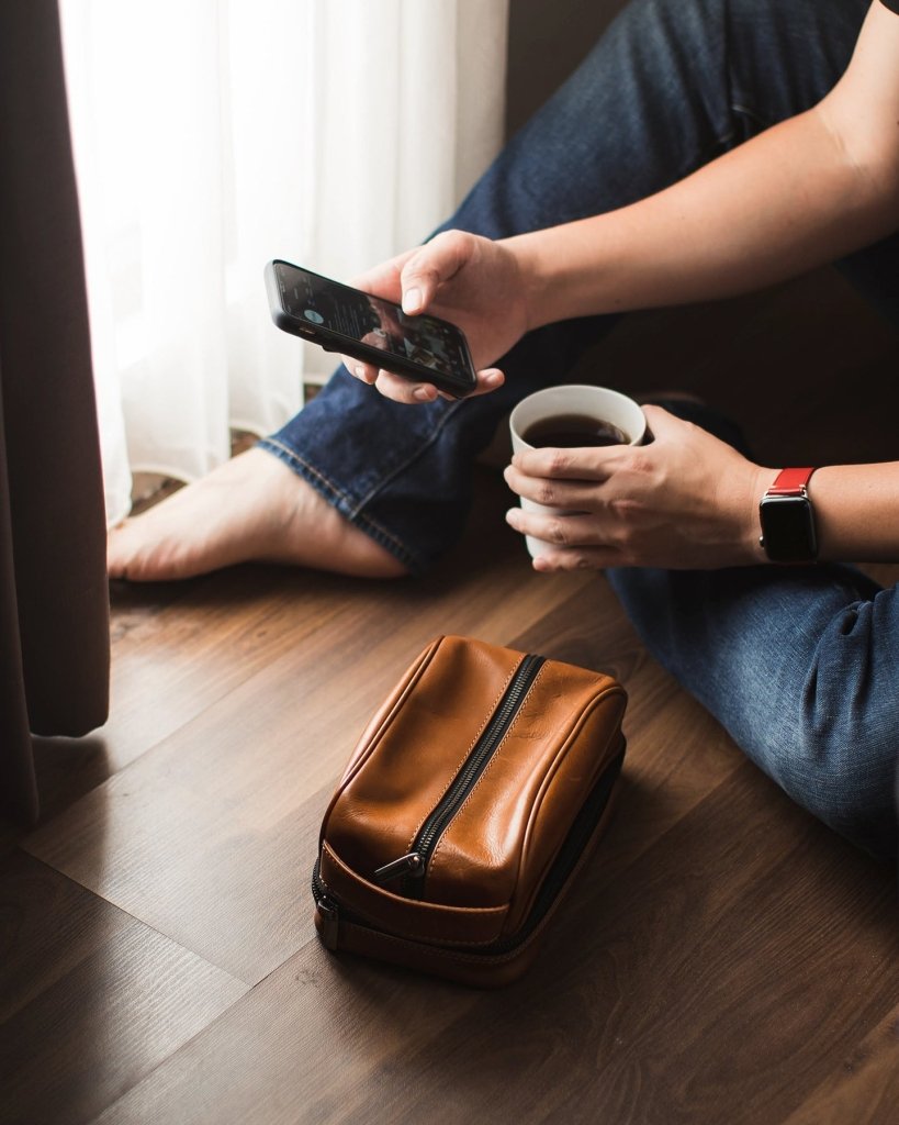 BAGSY_Ryokō_Accessories_Liwa Dopp Kit | Tan_ACC - LWK - TN - 002_