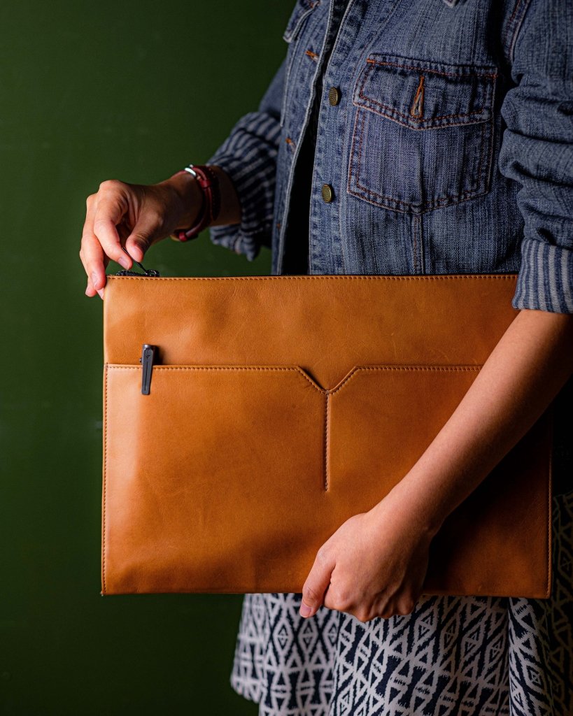 BAGSY_Ryokō_Bags_Kyoto Folio | Tan_BAG - KYF - TN - 003_