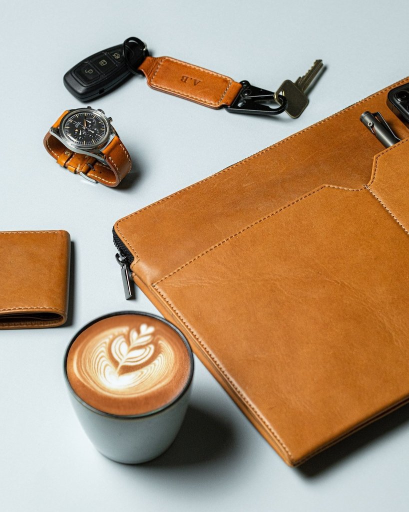 BAGSY_Ryokō_Bags_Kyoto Folio | Tan_BAG - KYF - TN - 003_