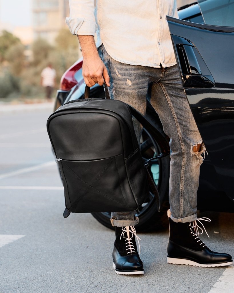 BAGSY_Ryokō_Bags_Madison Backpack | Black_BAG - MDB - BL - 001_