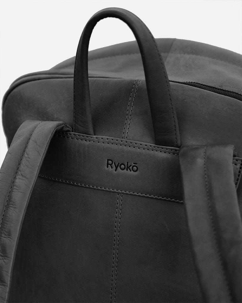 BAGSY_Ryokō_Bags_Madison Backpack | Black_BAG - MDB - BL - 001_