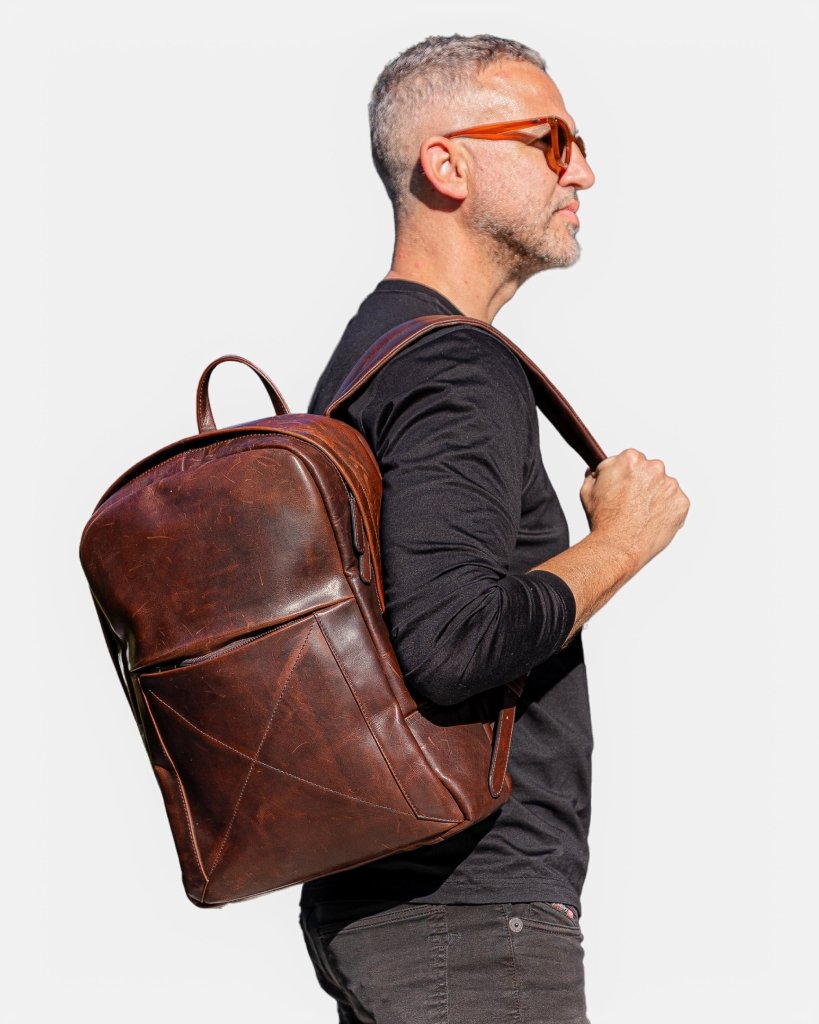 BAGSY_Ryokō_Bags_Madison Backpack | Vintage Brown_BAG - MDB - VBR - 003_