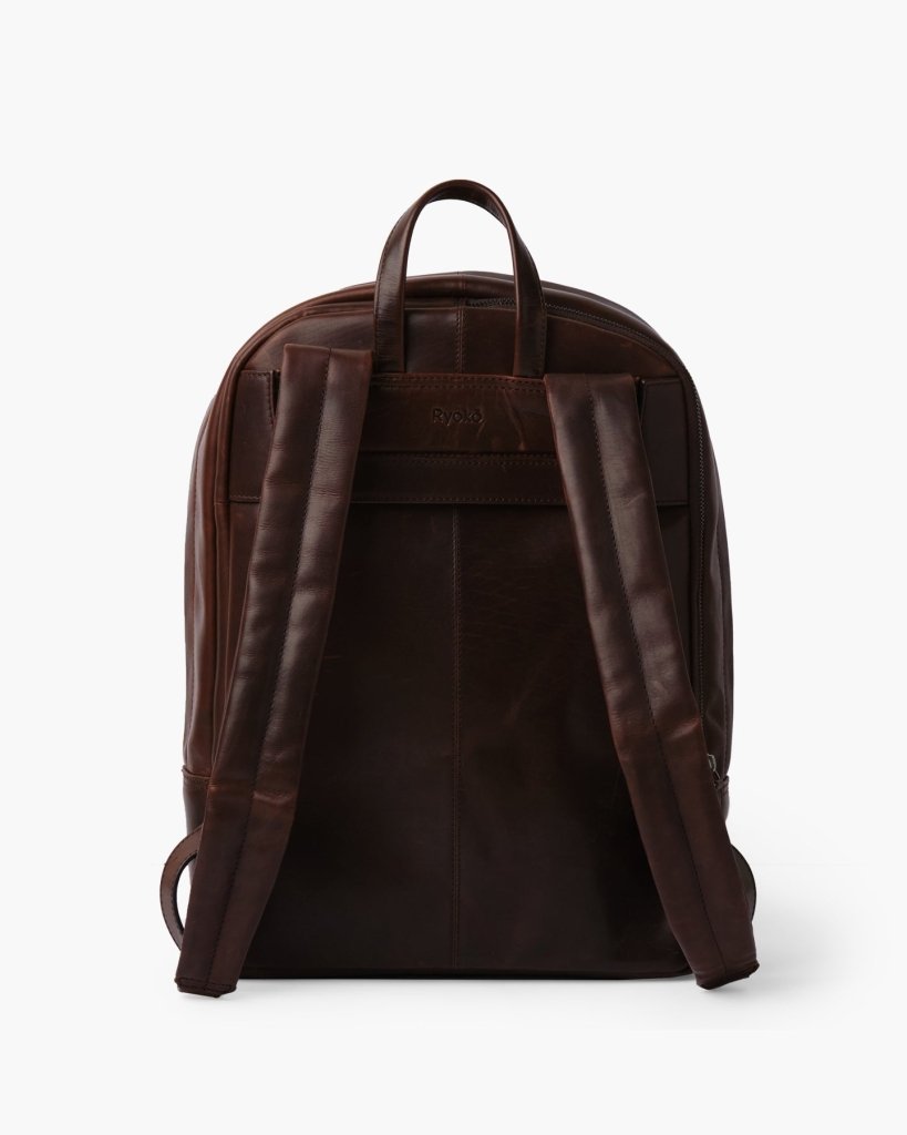BAGSY_Ryokō_Bags_Madison Backpack | Vintage Brown_BAG - MDB - VBR - 003_