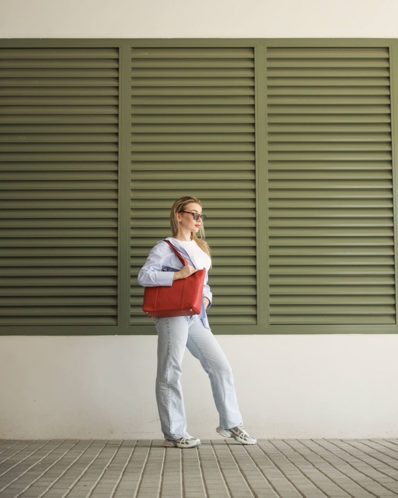 BAGSY_Ryokō_Bags_Seoul Work Tote | Red_BAG - SWT - RD - 003_