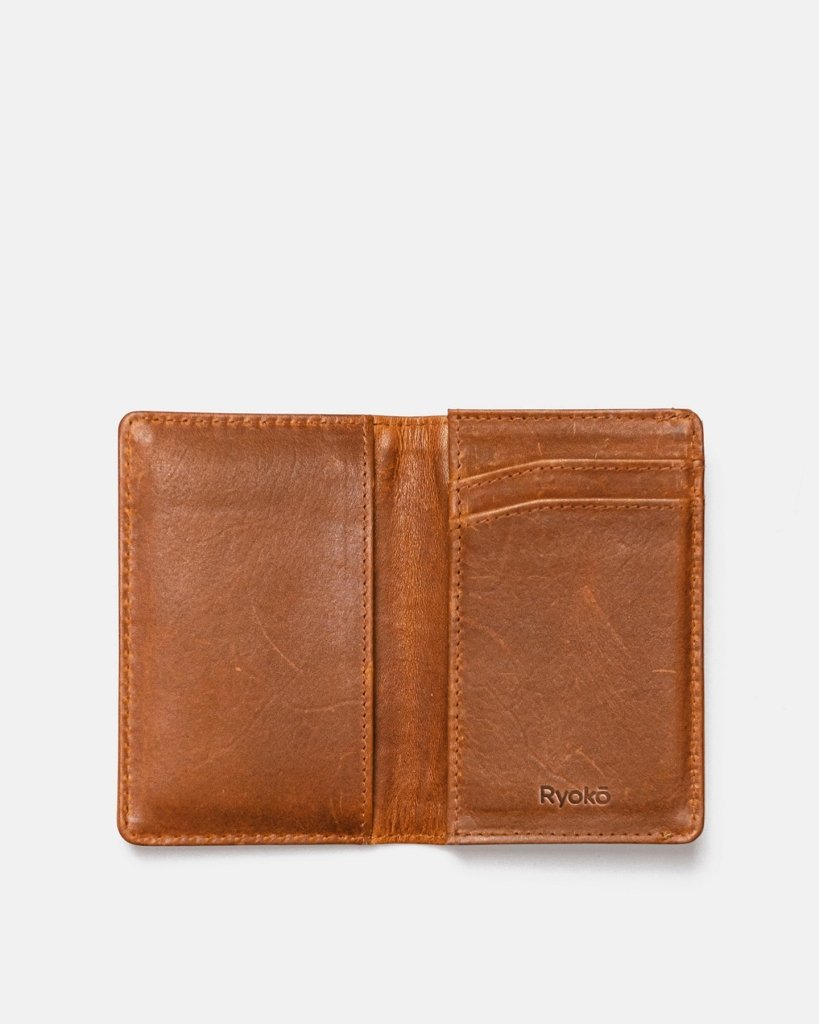BAGSY_Ryokō__Joplin RFID Card Wallet | Tan__