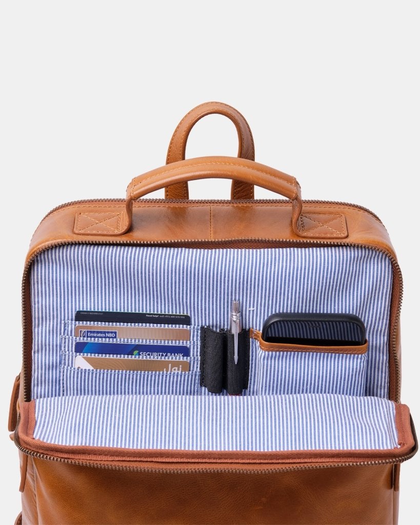 BAGSY_Ryokō__Soho Urbanist Slim Backpack | Tan__