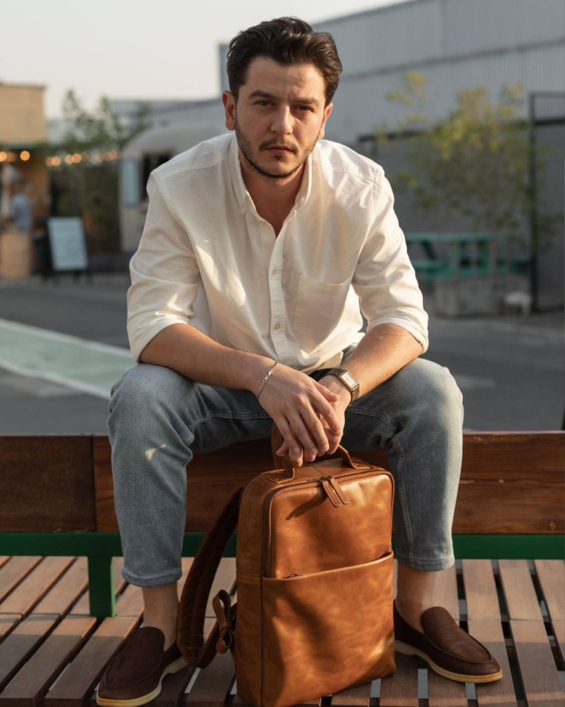 BAGSY_Ryokō__Soho Urbanist Slim Backpack | Tan__
