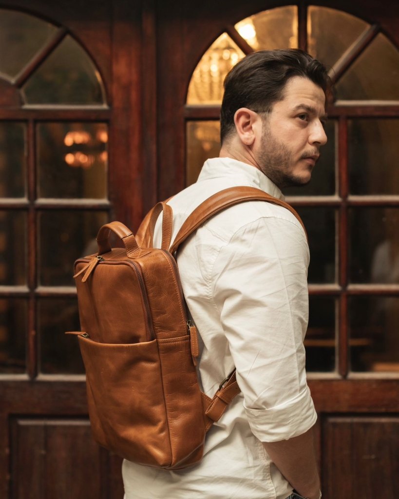 BAGSY_Ryokō__Soho Urbanist Slim Backpack | Tan__