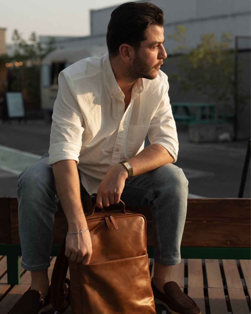 BAGSY_Ryokō__Soho Urbanist Slim Backpack | Tan__