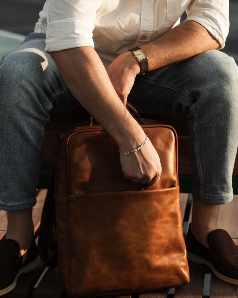 BAGSY_Ryokō__Soho Urbanist Slim Backpack | Tan__
