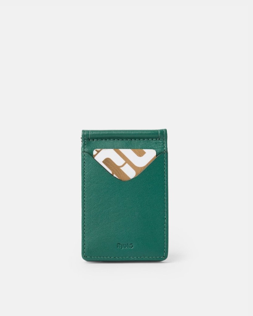 BAGSY_Ryokō_Wallets_Jones Clip Wallet 2.0 | Green_WAL - JCW - GR - 002_