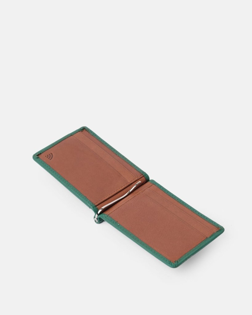 BAGSY_Ryokō_Wallets_Jones Clip Wallet 2.0 | Green_WAL - JCW - GR - 002_