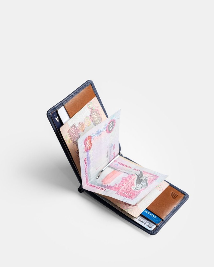 BAGSY_Ryokō_Wallets_Jones Clip Wallet 2.0 | Navy_WAL - JCW - NV - 003_