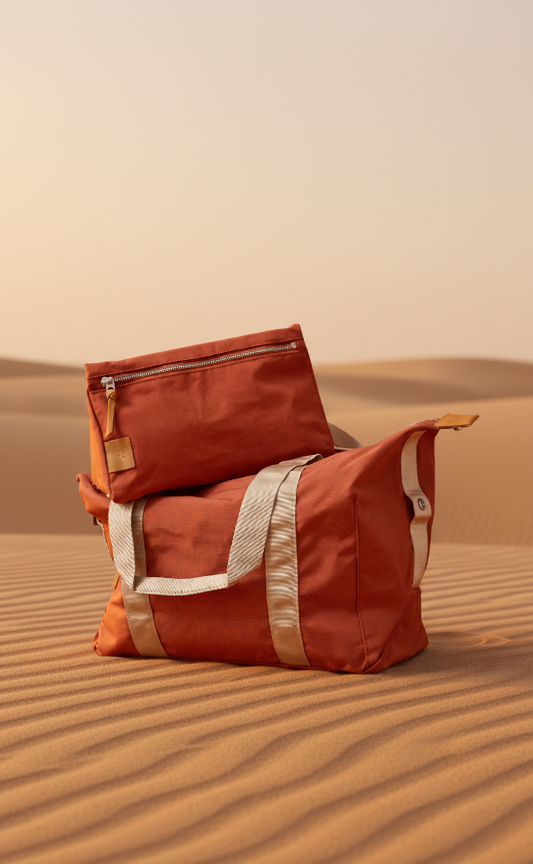 Bags in desert