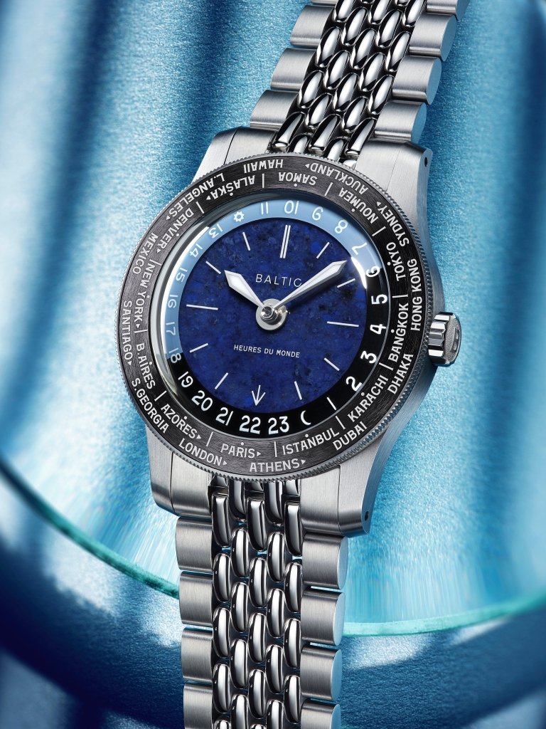 BAGSY_BAGSY__BALTIC – Heures du Monde Worldtimer (Sodalite)__