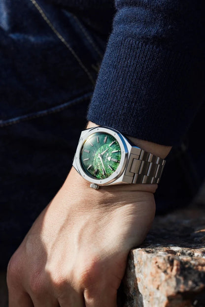 BAGSY_BAGSY__NG – F77 SST Green Aventurine MK2 (38mm)__