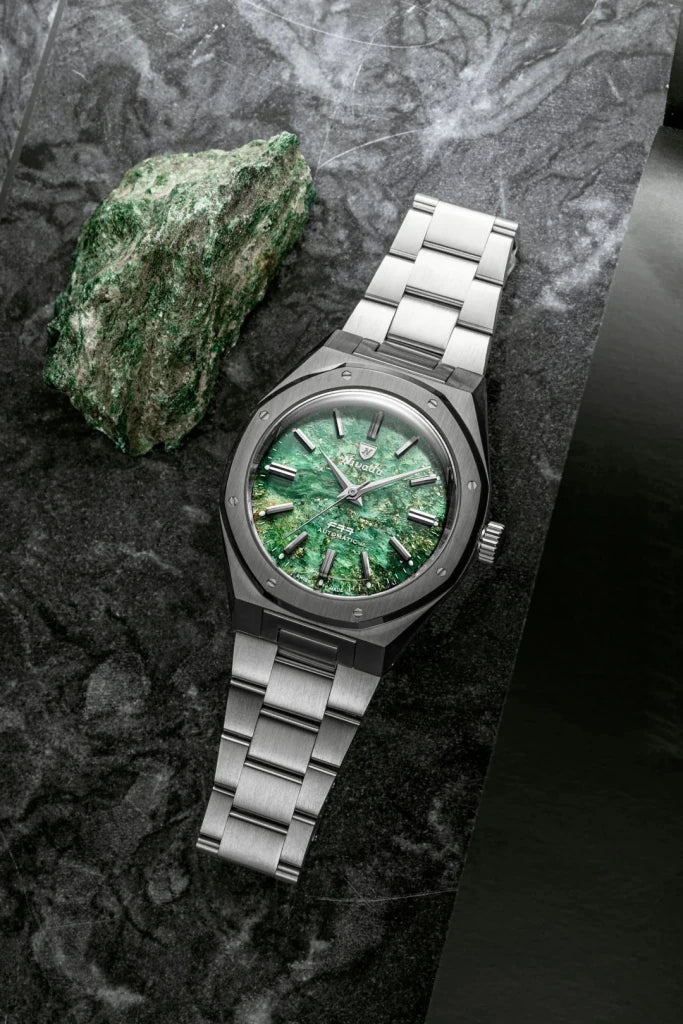 BAGSY_BAGSY__NG – F77 SST Green Aventurine MK2 (38mm)__