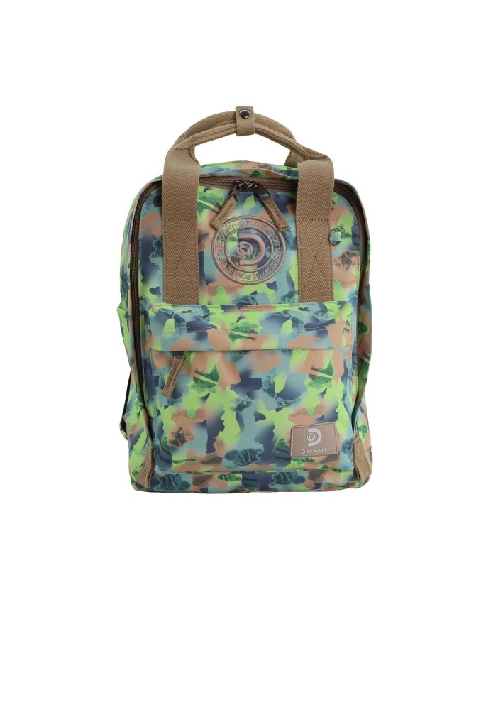 Bagsy_DISCOVERY_Backpack_Cave - Backpack Small_D00810.21_Green Camo