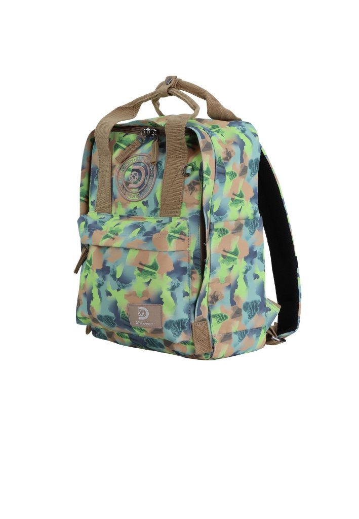 Bagsy_DISCOVERY_Backpack_Cave - Backpack Small_D00810.21_Green Camo