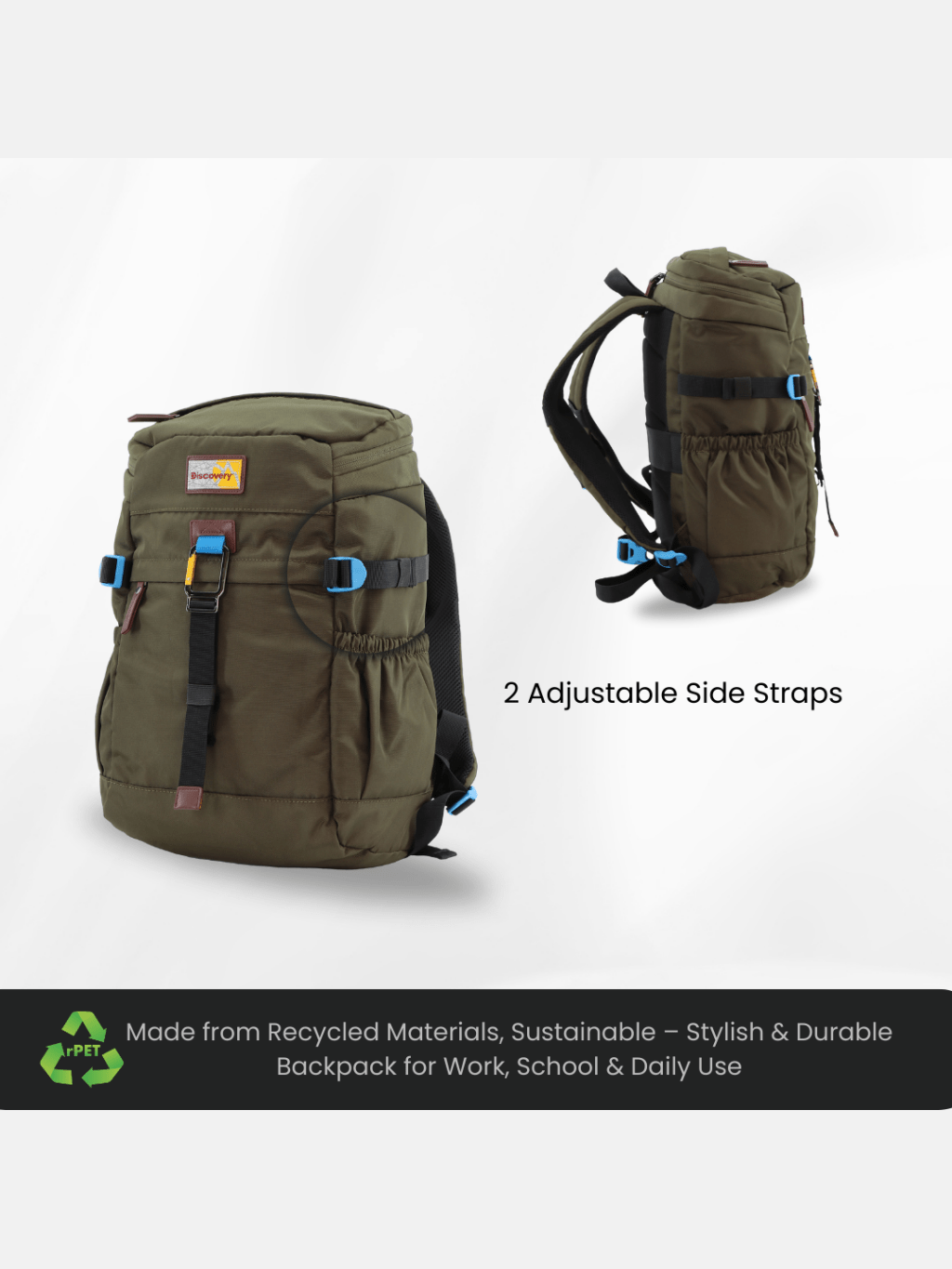 Bagsy_Discovery_Backpack_Icon Travel Backpack 25L_D00723.11_Khaki