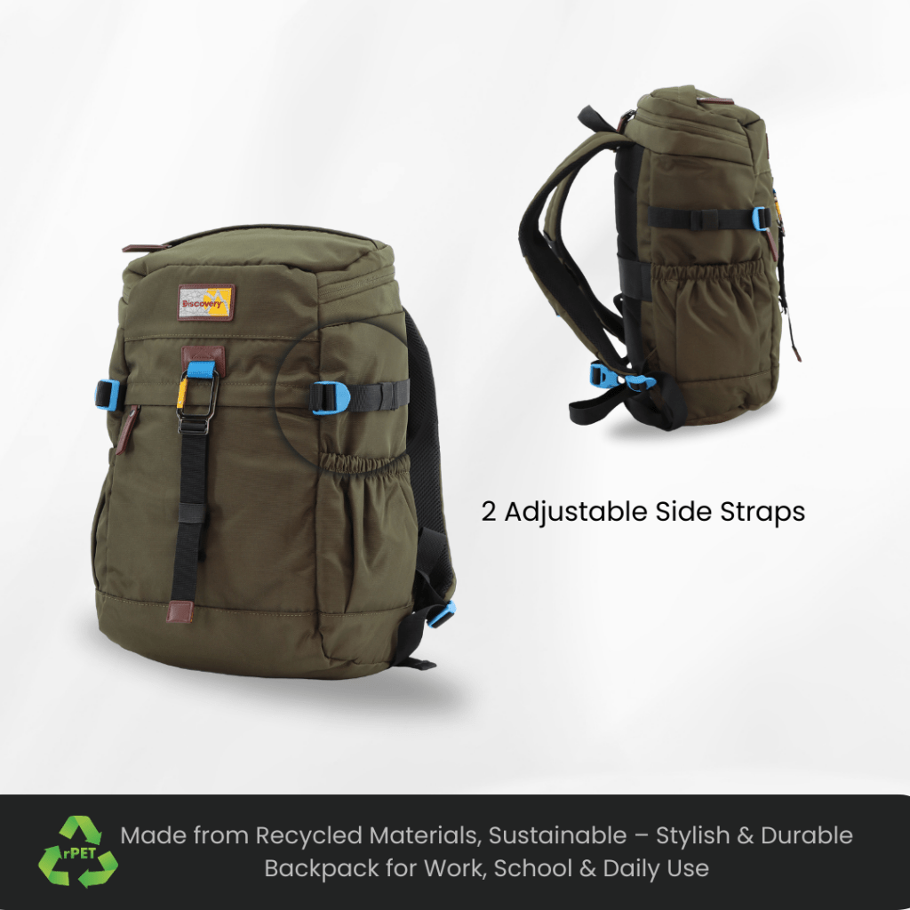 Bagsy_Discovery_Backpack_Icon Travel Backpack 25L_D00723.11_Khaki