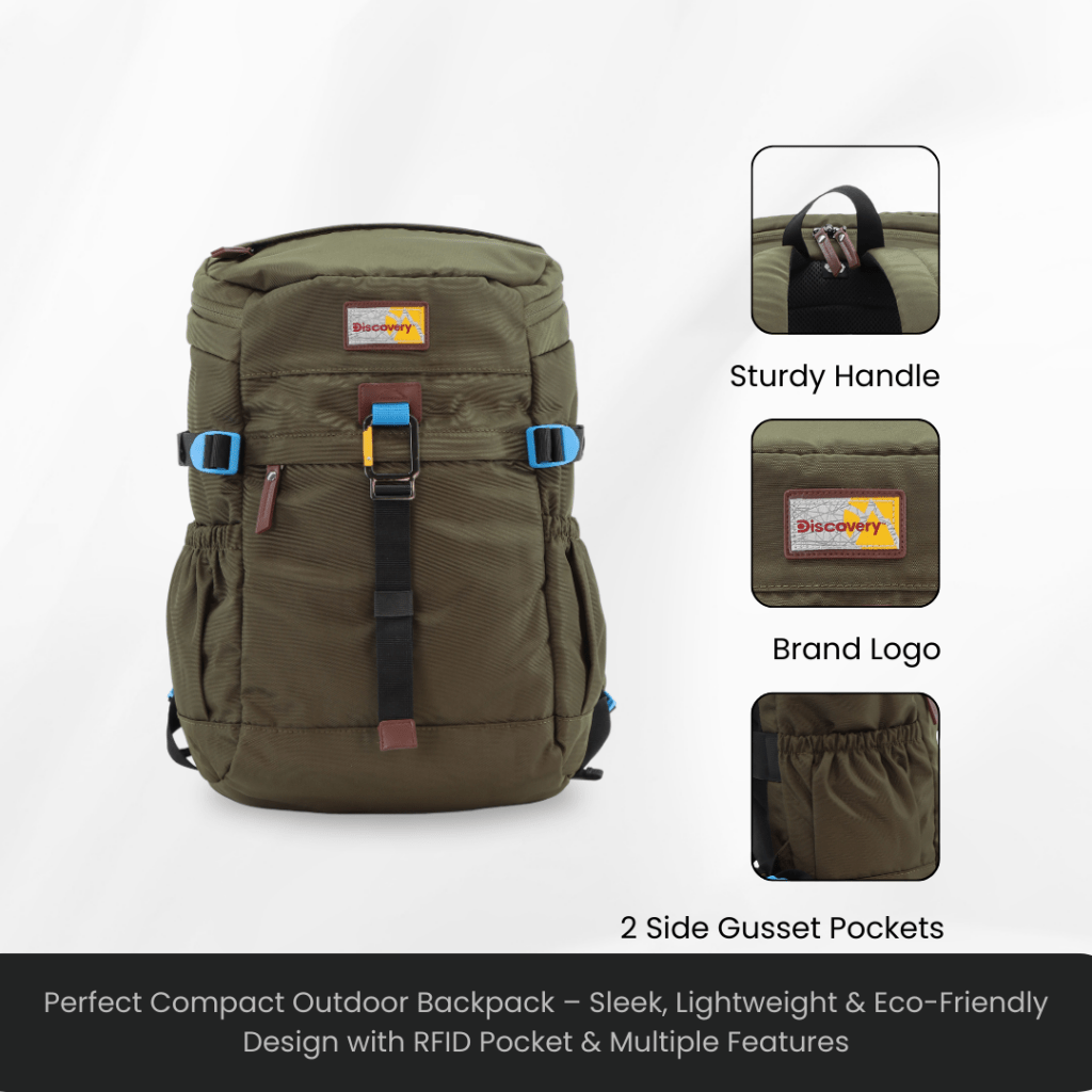 Bagsy_Discovery_Backpack_Icon Travel Backpack 25L_D00723.11_Khaki
