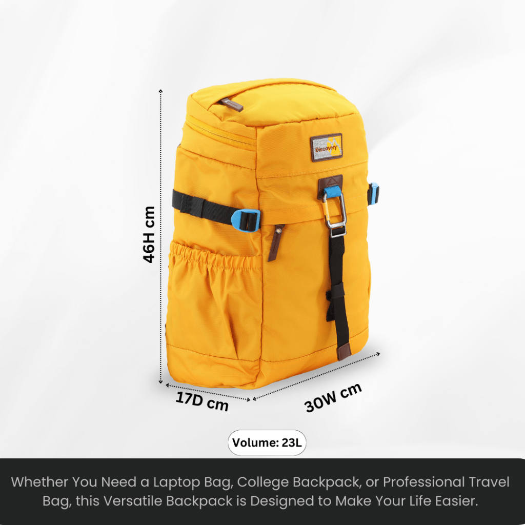Bagsy_Discovery_Backpack_Icon Travel Backpack 25L_D00723.68_Ocher