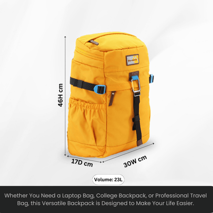 Bagsy_Discovery_Backpack_Icon Travel Backpack 25L_D00723.68_Ocher