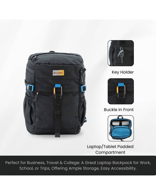 Bagsy_Discovery_Backpack_Icon Travel Backpack 25L_D00723.06_Black