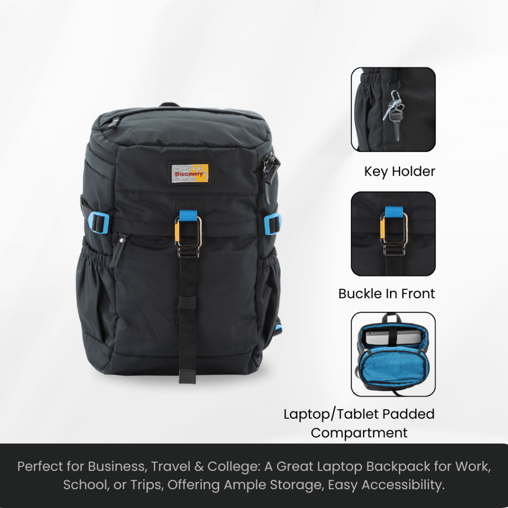 Bagsy_Discovery_Backpack_Icon Travel Backpack 25L_D00723.06_Black