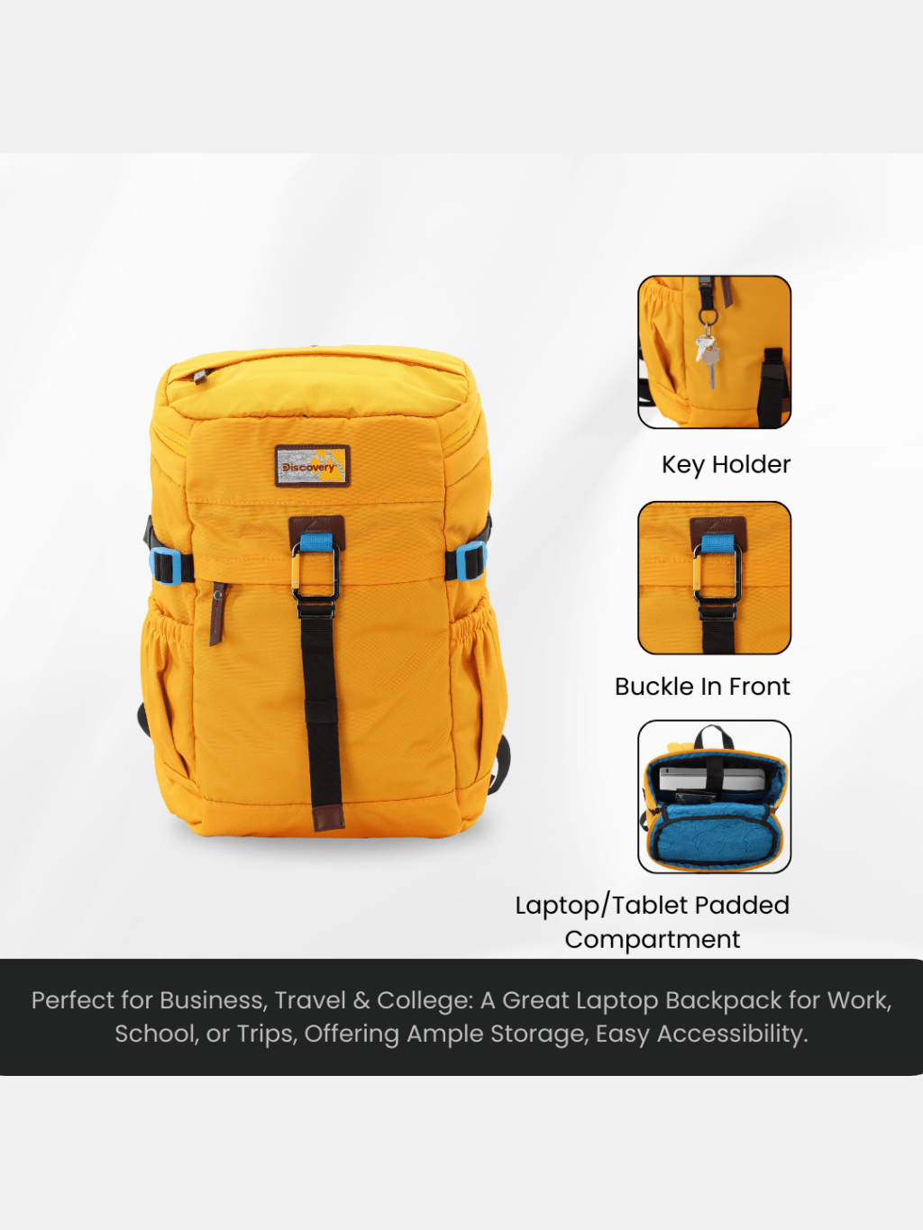 Bagsy_Discovery_Backpack_Icon Travel Backpack 25L_D00723.68_Ocher