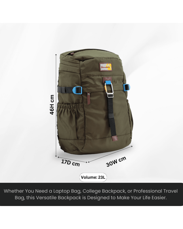 Bagsy_Discovery_Backpack_Icon Travel Backpack 25L_D00723.11_Khaki