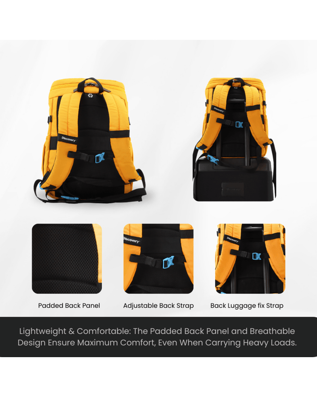 Bagsy_Discovery_Backpack_Icon Travel Backpack 25L_D00723.68_Ocher