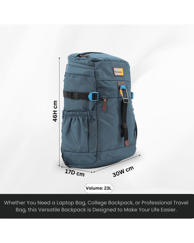 Bagsy_Discovery_Backpack_Icon Travel Backpack 25L_D00723.40_Steel Blue