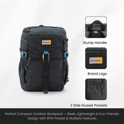 Bagsy_Discovery_Backpack_Icon Travel Backpack 25L_D00723.06_Black