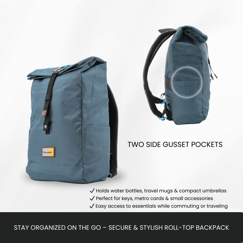 Bagsy_Discovery_Roll Top Bag_Icon Roll Top Bag 15L_D00722.40_Steel Blue