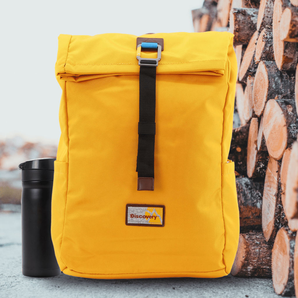 Bagsy_Discovery_Roll Top Bag_Icon Roll Top Bag 15L_D00722.68_Ocher