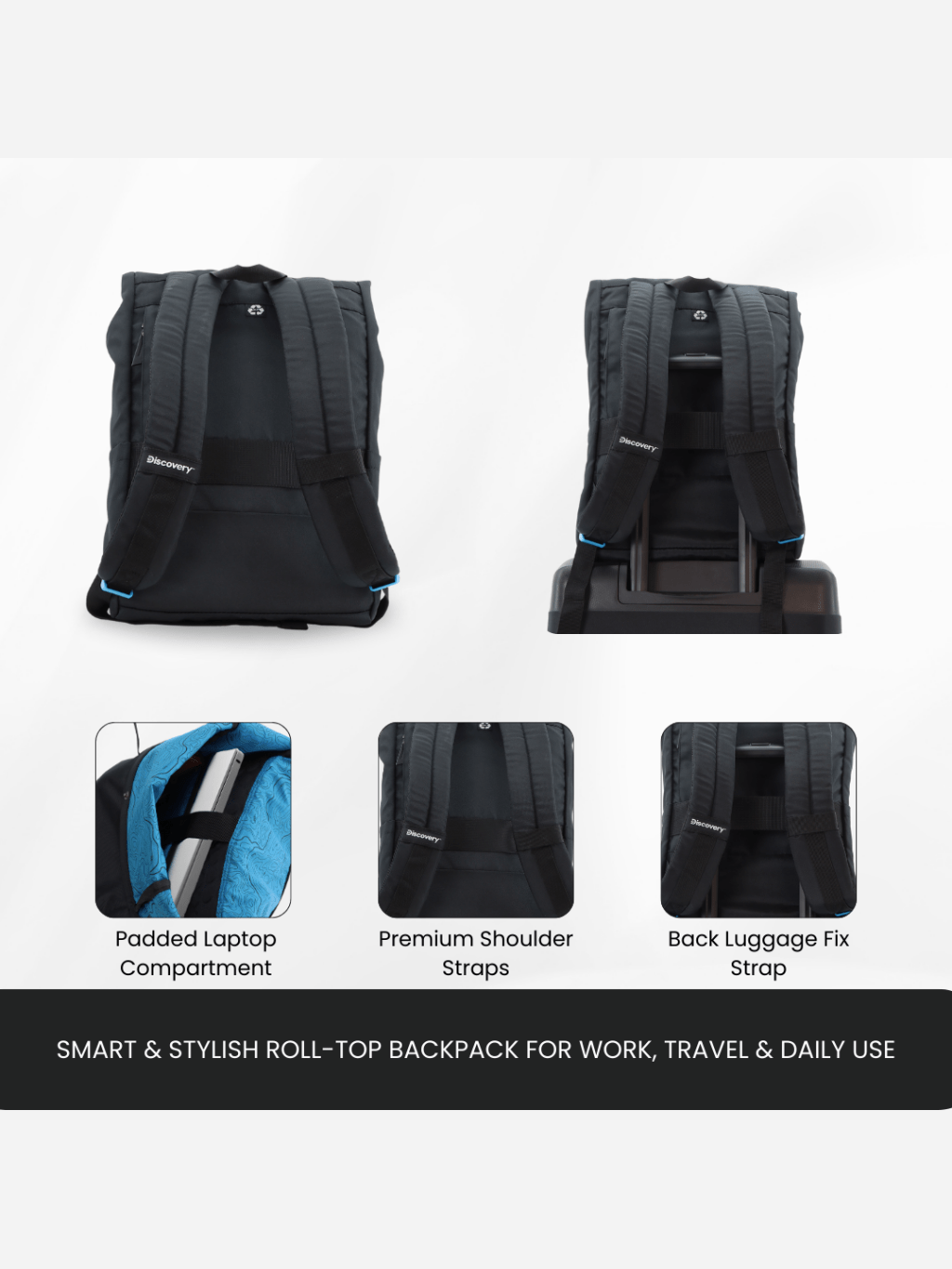 Bagsy_Discovery_Roll Top Bag_Icon Roll Top Bag 15L_D00722.06_Black
