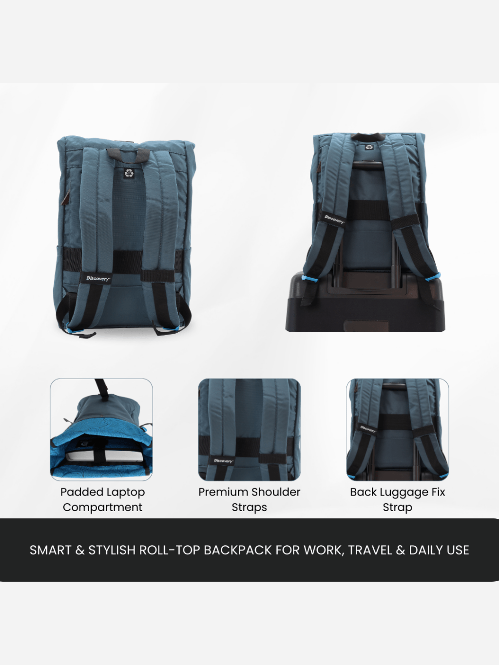 Bagsy_Discovery_Roll Top Bag_Icon Roll Top Bag 15L_D00722.40_Steel Blue