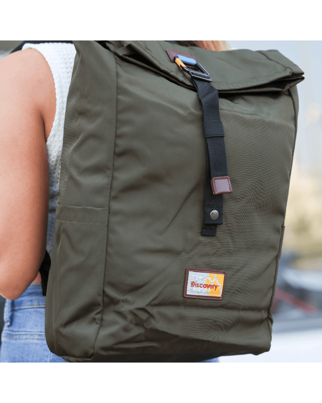 Bagsy_Discovery_Roll Top Bag_Icon Roll Top Bag 15L_D00722.11_Khaki