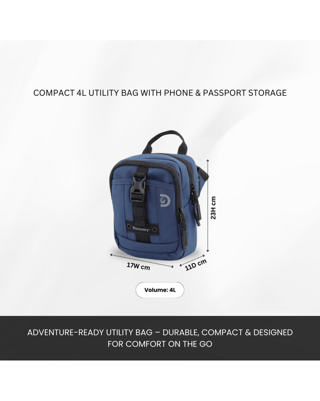 Bagsy_Discovery_Utility Bag_Shield - Utility Bag 4L_D00112.39_Blue