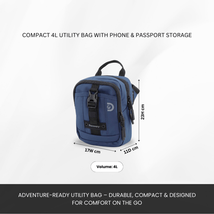 Bagsy_Discovery_Utility Bag_Shield - Utility Bag 4L_D00112.39_Blue
