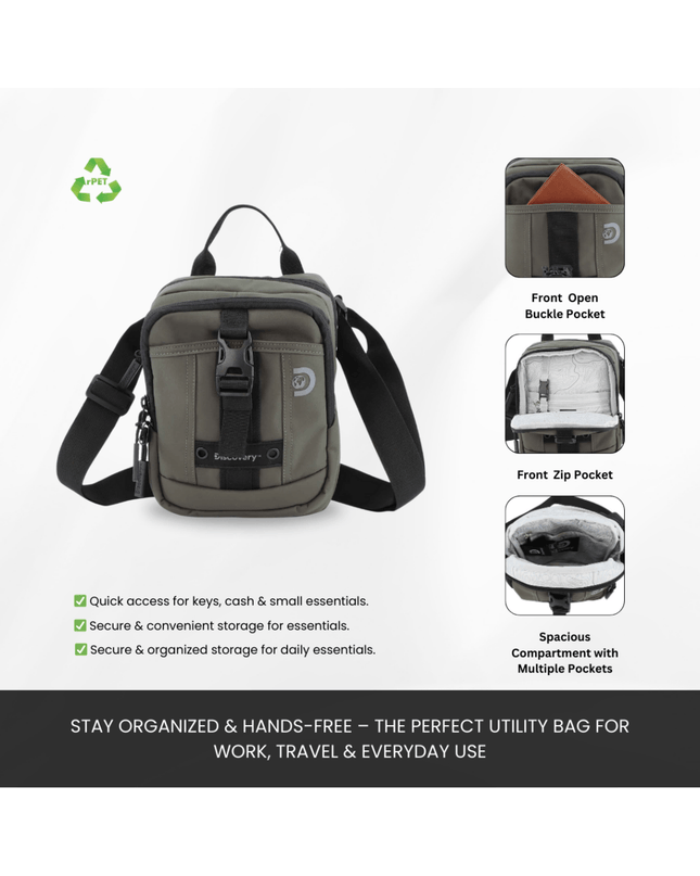 Bagsy_Discovery_Utility Bag_Shield - Utility Bag 4L_D00112.11_Khaki