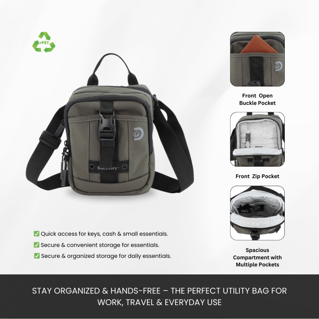 Bagsy_Discovery_Utility Bag_Shield - Utility Bag 4L_D00112.11_Khaki